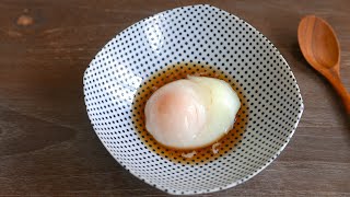 Onsen Tamago Hot Spring Eggs  Japanese Recipe  was Kitchen [upl. by Eiramanna]