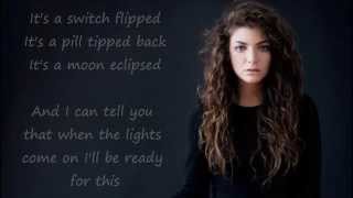 Lorde  Bravado lyrics [upl. by Esila]