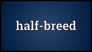 Halfbreed Meaning [upl. by Ranice]