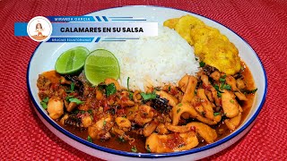 🦑Calamares🥘🦑🦑 en su salsa😘👌❤️ [upl. by Notfilc443]