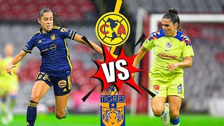 América Femenil vs Tigres Femenil 2024 [upl. by Lainad177]