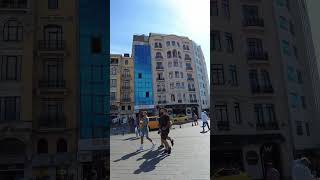 Taksim Beyoğlu İstanbul keşfet travel istanbul taksim walkingtour istanbulturkey turkey [upl. by Whiteley]