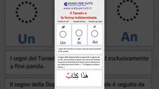 Il tanwin in arabo  i segni diacrtitici del tanwin  lingua araba  arabo per tutti [upl. by Yllod]