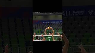 Clever move by Simeon Nikolov 😮‍💨🥵 epicvolleyball volleyballworld volleyball [upl. by Dannie189]