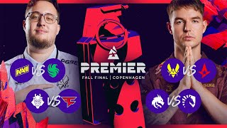 BLAST Fall Final 2024 Day 1 NAVI vs Falcons G2 vs FaZe Vitality vs Astralis Spirit vs Liquid [upl. by Aiclid]