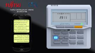 Setting Date and Time Fujitsu UTYRNNYM [upl. by Collbaith]