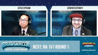 2017 Brawlhalla Winter Championship  US 1v1 [upl. by Papagena130]