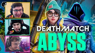 5 PRO PLAYERS x 1 MAPA NOVO  FURIA VALORANT JOGA DM NA ABYSS [upl. by Gray]