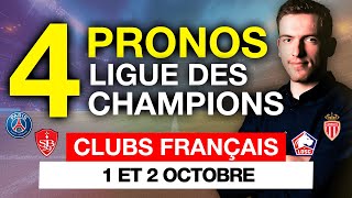 Pronostic foot Ligue des Champions  Pronos Lille Real Madrid Arsenal PSG Brest [upl. by Ias]