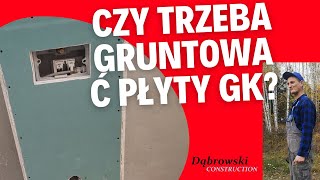 QampA  GRUNTOWANIE PŁYT GK czy to potrzebne❓❗ BTV 54 [upl. by Pathe721]