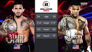 SERGIO PETTIS VS PATCHY MIX FULL FIGHT BELLATOR 301 [upl. by Sset]