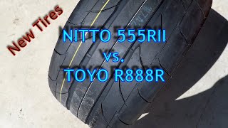 Nitto NT555RII vsToyo R888r [upl. by Nnahsal]