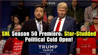 SNL Season 50 Premiere StarStudded Political Cold Open [upl. by Edya]