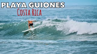 Surfing PLAYA GUIONES NOSARA Costa Rica 2022 [upl. by Ahsetal759]