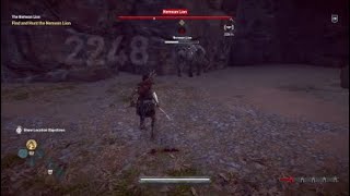 Assassins Creed Odyssey Legendary Nemean Lion with no damage [upl. by Kirit]