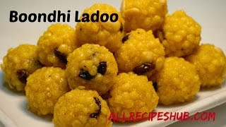 Boondi ladoo Recipe  Quick and Easy ladoo recipe  All Recipes Hub [upl. by Poul]