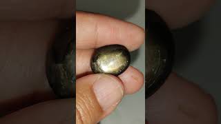 Natural Black star safir [upl. by Weisburgh]