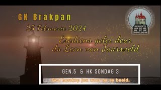 GK Brakpan  Sondag 25 Februarie 2024 EDITED [upl. by Norrabal874]