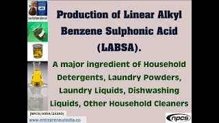 Production of Linear Alkyl Benzene Sulphonic Acid LABSA [upl. by Uhsoj]