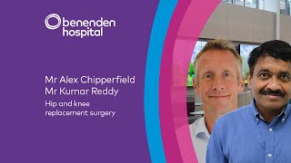 Benenden Hospital webinar hip and knee replacement surgery [upl. by Ettezyl]