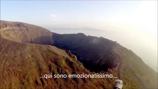 Vesuvio cratere Torre del Greco vista aerea con drone Phantom 2 FPV [upl. by Neuburger805]