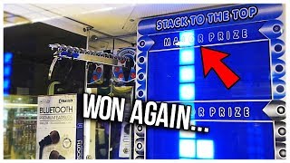 I Cant Stop Winning The Major Prize From STACKER  Arcade Games [upl. by Stevana185]