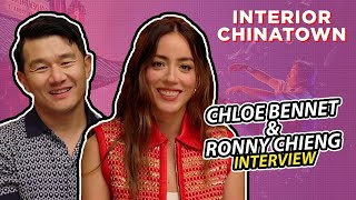 Chloe Bennet amp Ronny Chieng interview quotInterior Chinatownquot [upl. by Jarid]