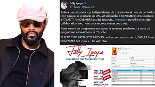 FALLY quotAFFAIRE CONCERTS ANNULÉSquot LES VISAS LA BILLETTERIE LILLE MARSEILLE SDF OU RIEN RAPPEL [upl. by Mordecai]