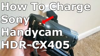 How To Charge Sony Handycam [upl. by Irfan686]