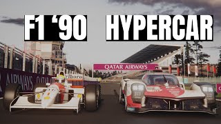 Can A HYPERCAR Beat An 90s F1 Car [upl. by Eynaffit]