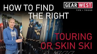 How to Choose the Right XC Ski Touring Skis and Skins touringskis skinskis nordicskis [upl. by Limaj600]