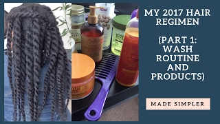 Hair Regimen and Products Part 1 Wash Routine [upl. by Jollanta]