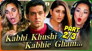 KABHI KHUSHI KABHIE GHAM Movie Reaction Part 23  Shah Rukh Khan  Kajol  Amitabh Bachchan [upl. by Analli]