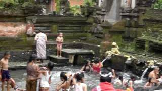 Balinese kids at bathing ritual [upl. by Pessa]