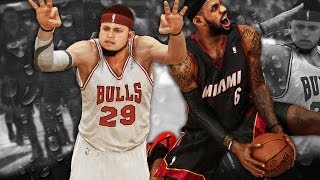 NBA 2K14 PS4 MyCAREER Playoffs ECFG4  Heat Get Swept The Elimination Game [upl. by Napra]