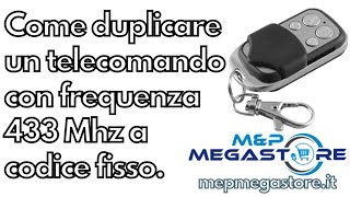 GUIDA TELECOMANDO UNIVERSALE CANCELLO FAAC CAME 4 CANALI PER TUTTI I CANCELLI A 433 mHz [upl. by Pollak601]