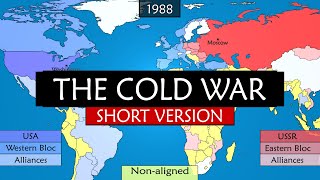 The Cold War  Summary on a Map [upl. by Kcod446]