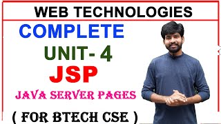 java server page unit 4 in web technologies  complete unit 4 JSP for btech cse  JSP [upl. by Pfosi]