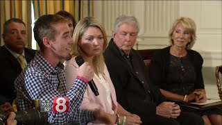 Sandy Hook parents school shooting survivors meet with President Trump on solutions [upl. by Jezrdna]