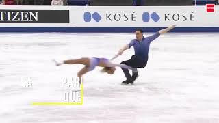 Pareja alemana se lleva medalla de oro en patinaje sobre hielo [upl. by Nilok719]