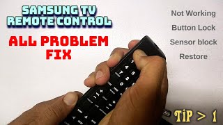 How To Samsung LED TV Remote Control Factory Reset  How To Restore All Samsung TV Remote Control [upl. by Attevaj350]