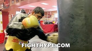 ROMAN GONZALEZ PERFECTING quotCHOCOLATITOquot KNOCKOUT FORM TRAINING HARD FOR KAL YAFAI CLASH [upl. by Ramal886]