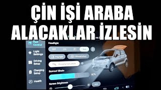 Çinli Arabaların Hepsinde Bu Sorun Var Leapmotor T03 Detaylı Menü Kullanımı [upl. by Tibold]