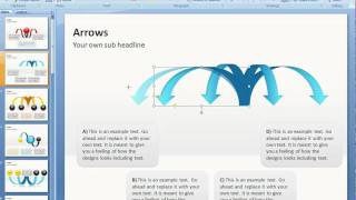 How to customize curved arrows in PowerPoint [upl. by Shandy493]