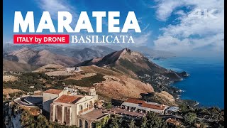 MARATEA Monte San Biagio Basilicata Italy Christ the Redeemer  4K drone footage [upl. by Odine]