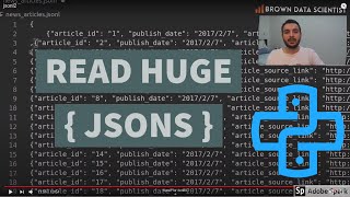 Read huge Datasetssingle file JSONwithout choking the memory  Data Science Stories 01 [upl. by Ayokal]