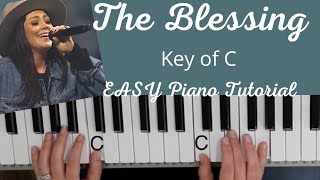 The Blessing Key of CEASY Piano Tutorial [upl. by Sutsuj518]