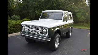 289 V8 Powered 1968 Ford Bronco U15 Test Drive [upl. by Carhart]