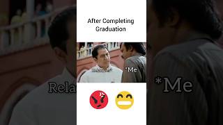 After completing graduation 😁😁 shorts comedy memes indiantelevision [upl. by Sidonnie930]