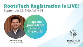 RootsTech Registration is LIVE [upl. by Lenhart49]